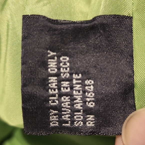 Giorgio Sant' Angelo blazer 4 buttons cute ribbon accent around the waist Sz 12 - Picture 9 of 9